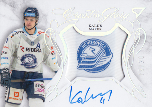 Kalus Marek 25-26 Tipsport Extraliga Crest of Glory Silver #CG-MK