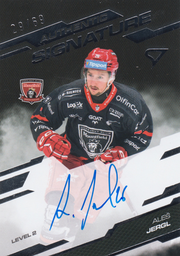 Jergl Aleš 25-26 Tipsport Extraliga Authentic Signature Level 2 #SL2-AJ