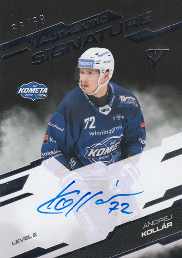 Kollár Andrej 25-26 Tipsport Extraliga Authentic Signature Level 2 #SL2-AK