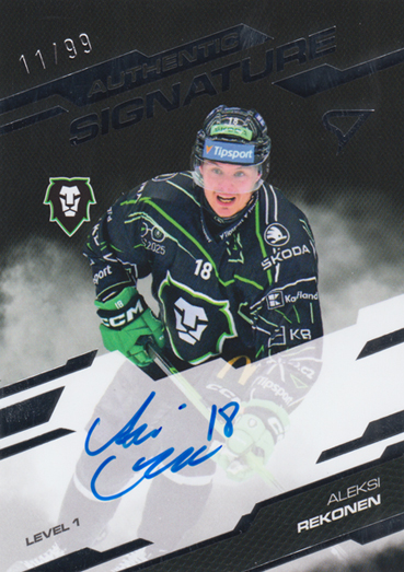 Rekonen Aleksi 25-26 Tipsport Extraliga Authentic Signature Level 1 #SL1-AR