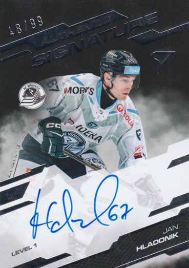 Hladonik Jan 25-26 Tipsport Extraliga Authentic Signature Level 1 #SL1-JH