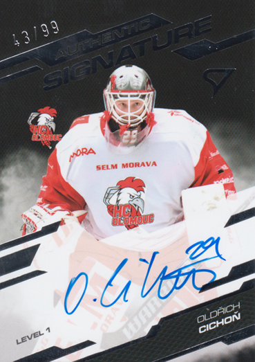 Cichoň Oldřich 25-26 Tipsport Extraliga Authentic Signature Level 1 #SL1-OC