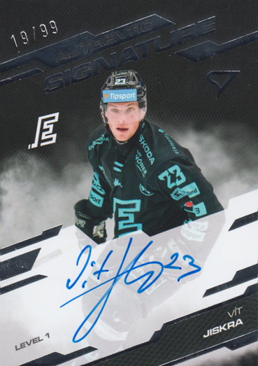 Jiskra Vít 25-26 Tipsport Extraliga Authentic Signature Level 1 #SL1-VJ