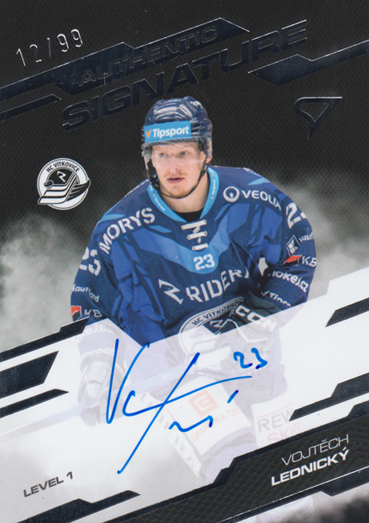 Lednický Vojtěch 25-26 Tipsport Extraliga Authentic Signature Level 1 #SL1-VL