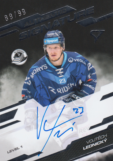 Lednický Vojtěch 25-26 Tipsport Extraliga Authentic Signature Level 1 #SL1-VL