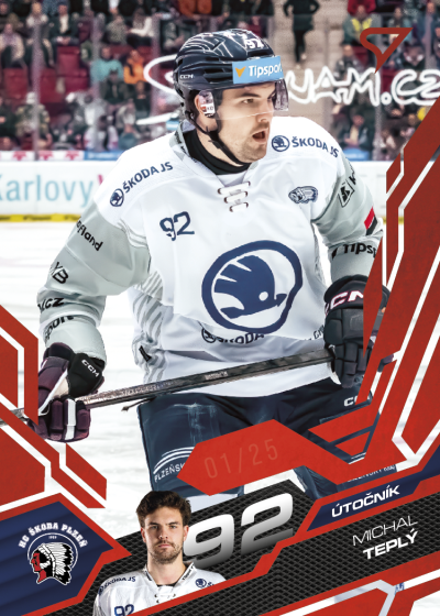 Teplý Michal 25-26 Tipsport Extraliga Red #330