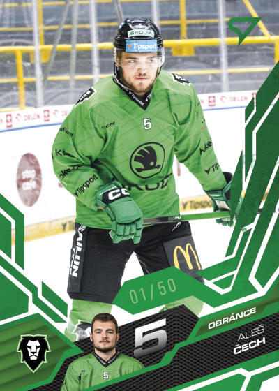 Čech Aleš 25-26 Tipsport Extraliga Green #301