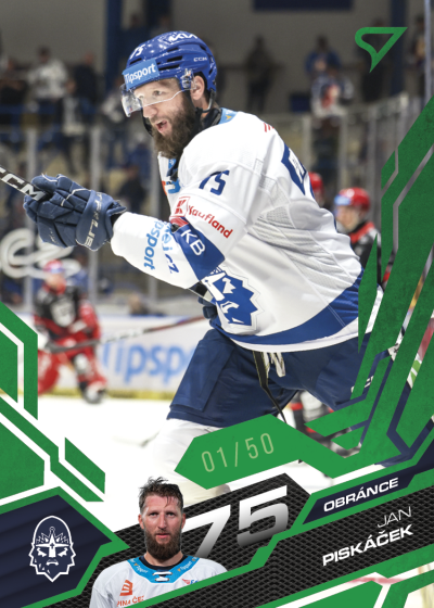 Piskáček Jan 25-26 Tipsport Extraliga Green #347