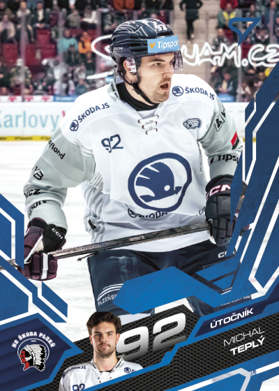 Teplý Michal 25-26 Tipsport Extraliga Blue #330