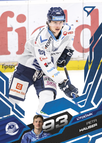 Hauser Petr 25-26 Tipsport Extraliga Blue #342