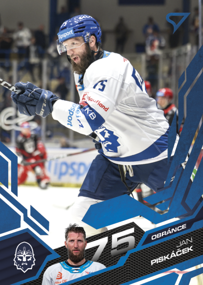 Piskáček Jan 25-26 Tipsport Extraliga Blue #347