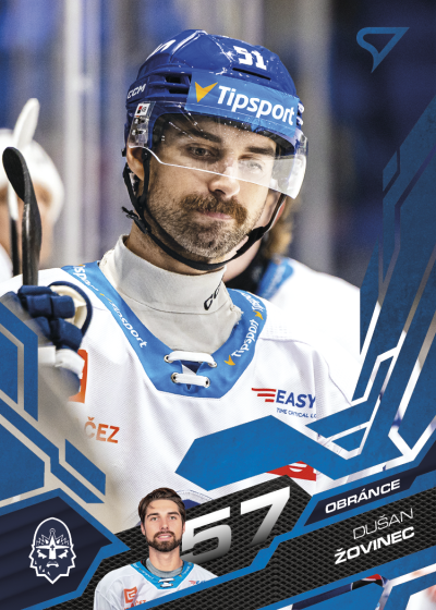 Žovinec Dušan 25-26 Tipsport Extraliga Blue #349