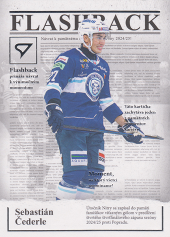 Čederle Sebastián 25-26 Tipsport Liga Flashback #FB-02