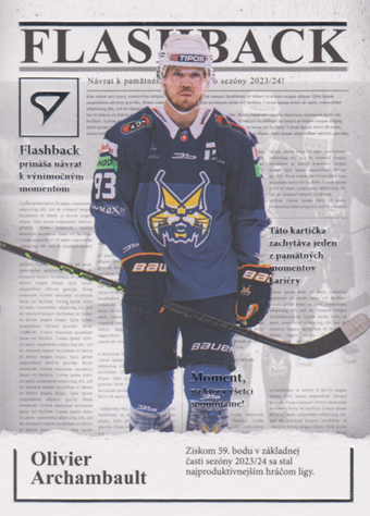 Archambault Olivier 25-26 Tipsport Liga Flashback #FB-06
