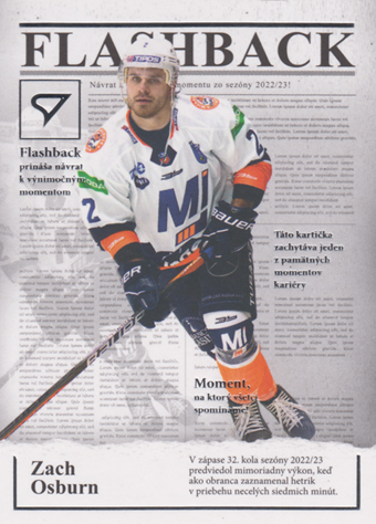 Osburn Zach 25-26 Tipsport Liga Flashback #FB-08