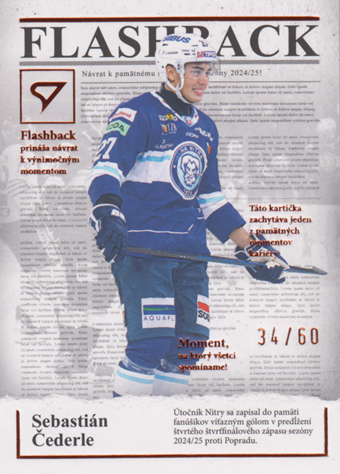 Čederle Sebastián 25-26 Tipsport Liga Flashback Copper #FB-02