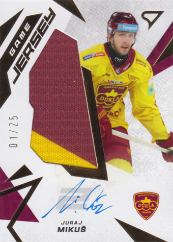 Mikuš Juraj 25-26 Tipsport Liga Game Jersey Auto #GJS-JM