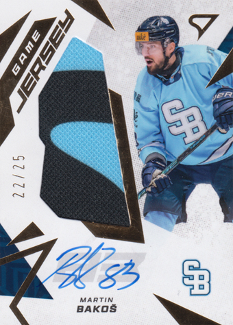 Bakoš Martin 25-26 Tipsport Liga Game Jersey Auto #GJS-MB