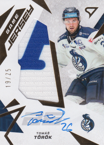 Török Tomáš 25-26 Tipsport Liga Game Jersey Auto #GJS-TT