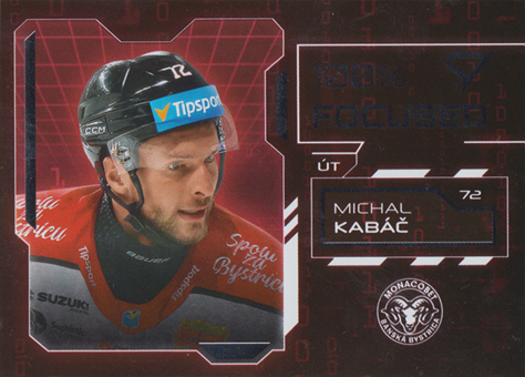 Kabáč Michal 25-26 Tipsport Liga 100% Focused #FS-10