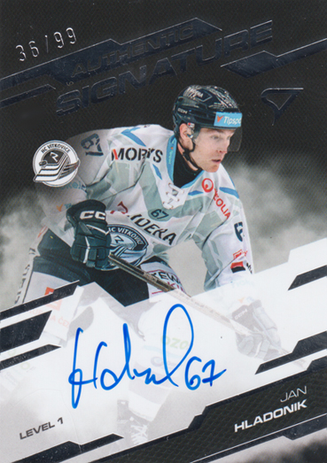 Hladonik Jan 25-26 Tipsport Extraliga Authentic Signature Level 1 #SL1-JH