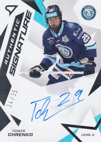 Chrenko Tomáš 25-26 Tipsport Liga Authentic Signature Level 2 #SL2-TC