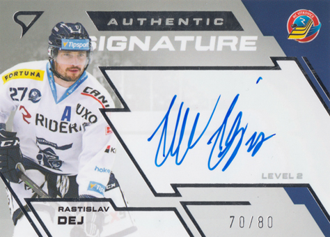 Dej Rastislav 23-24 Tipsport Extraliga Authentic Signature Level 2 #SL2-RD