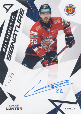 Lunter Lukáš 25-26 Tipsport Liga Authentic Signature Level 1 #SL1-LL
