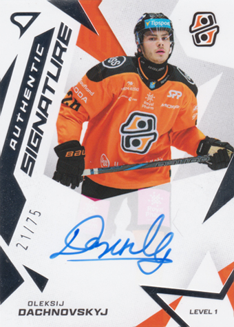 Dakhnovskyi Oleksii 25-26 Tipsport Liga Authentic Signature Level 1 #SL1-OD
