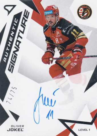 Jokeľ Oliver 25-26 Tipsport Liga Authentic Signature Level 1 #SL1-OJ