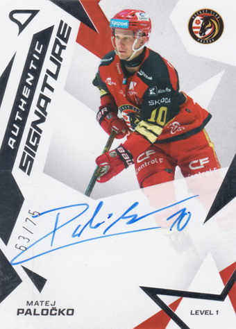 Paločko Matej 25-26 Tipsport Liga Authentic Signature Level 1 #SL1-PA