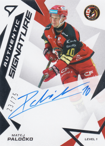 Paločko Matej 25-26 Tipsport Liga Authentic Signature Level 1 #SL1-PA