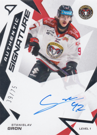 Gron Stanislav 25-26 Tipsport Liga Authentic Signature Level 1 #SL1-SG