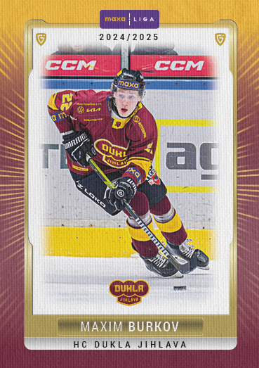 Burkov Maxim 24-25 GOAL Cards Maxa liga Canvas #JIH-27