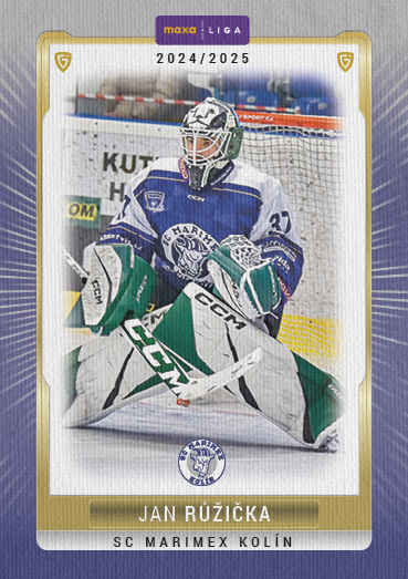 Růžička Jan 24-25 GOAL Cards Maxa liga Canvas #KOL-25