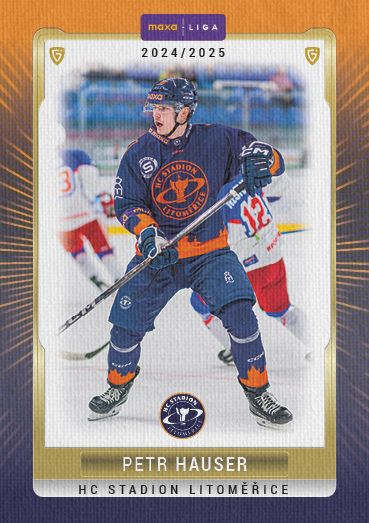 Hauser Petr 24-25 GOAL Cards Maxa liga Canvas #LIT-31