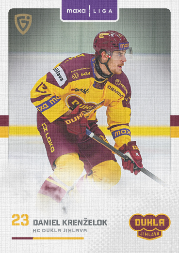 Krenželok Daniel 25-26 GOAL Cards Maxa liga Canvas #JIH-07