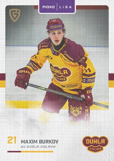 Burkov Maxim 25-26 GOAL Cards Maxa liga Canvas #JIH-15