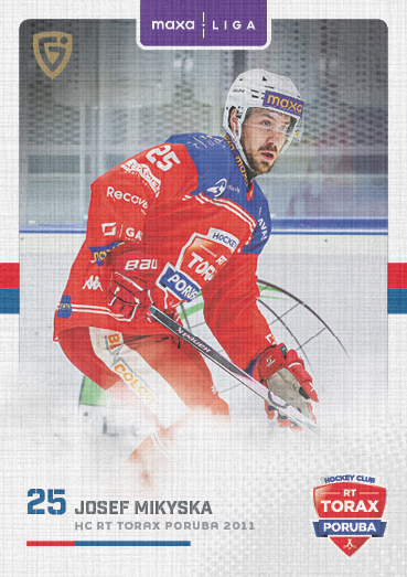 Mikyska Josef 25-26 GOAL Cards Maxa liga Canvas #POR-13
