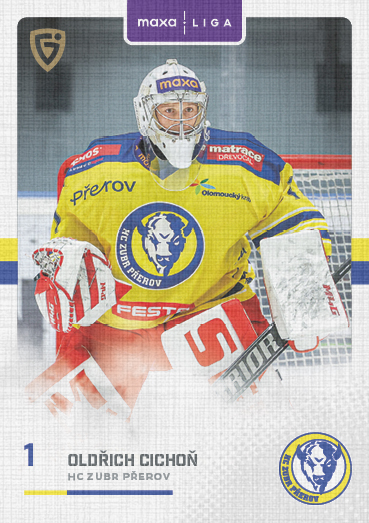 Cichoň Oldřich 25-26 GOAL Cards Maxa liga Canvas #PRE-02