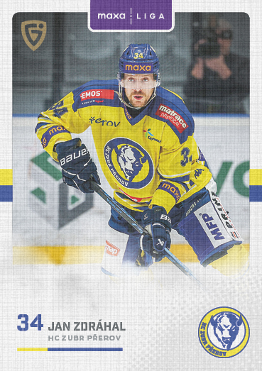 Zdráhal Jan 25-26 GOAL Cards Maxa liga Canvas #PRE-05