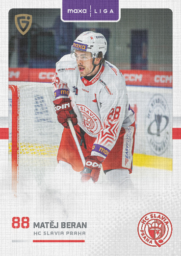 Beran Matěj 25-26 GOAL Cards Maxa liga Canvas #SLA-10