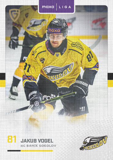 Vogel Jakub 25-26 GOAL Cards Maxa liga Canvas #SOK-08
