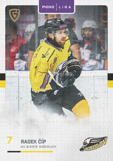 Číp Radek 25-26 GOAL Cards Maxa liga Canvas #SOK-12
