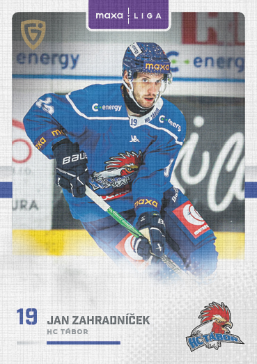 Zahradníček Jan 25-26 GOAL Cards Maxa liga Canvas #TAB-08