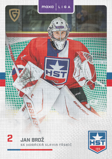 Brož Jan 25-26 GOAL Cards Maxa liga Canvas #TRE-01