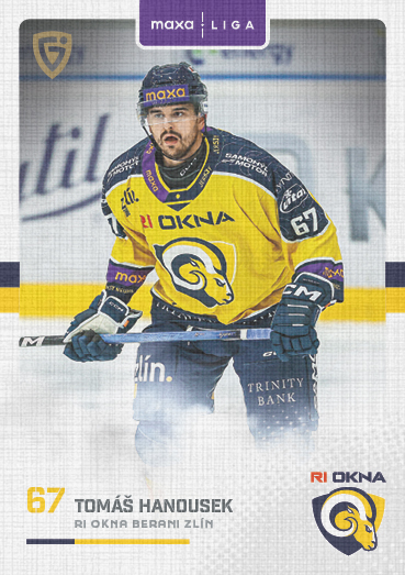 Hanousek Tomáš 25-26 GOAL Cards Maxa liga Canvas #ZLI-06