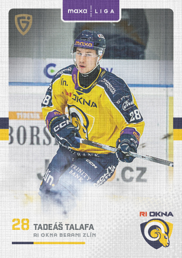 Talafa Tadeáš 25-26 GOAL Cards Maxa liga Canvas #ZLI-07