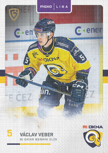 Veber Václav 25-26 GOAL Cards Maxa liga Canvas #ZLI-08