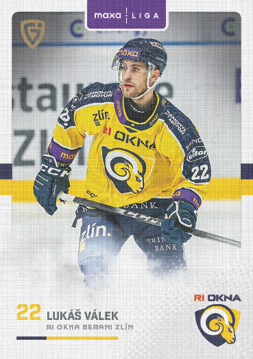 Válek Lukáš 25-26 GOAL Cards Maxa liga Canvas #ZLI-09